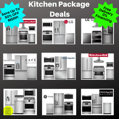 Huge Package Discounts! Exclusive Rebates, 0% Financing, Free Delivery and Professional Installation