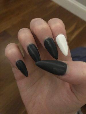 Matte Acrylic Nails