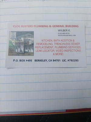 Clogbusters Plumbing & General Building