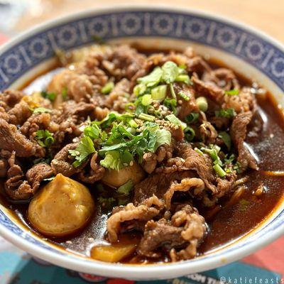 Beef & fishball mala tang