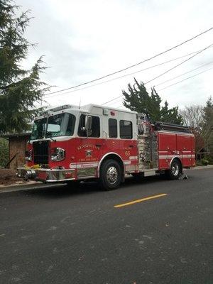 Engine 65 on a medical emergency