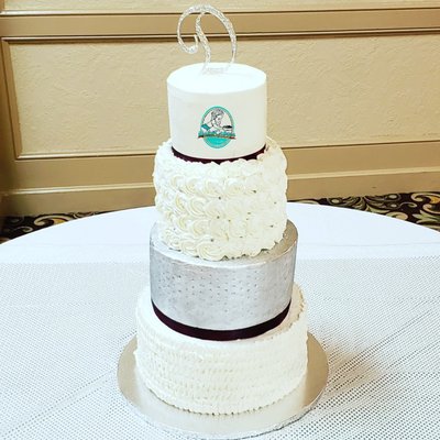 Buttercream tiered Wedding Cakes