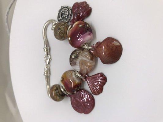 Original torched glass and enamel beads, Kay Gasner; www.kaygdesigns.com