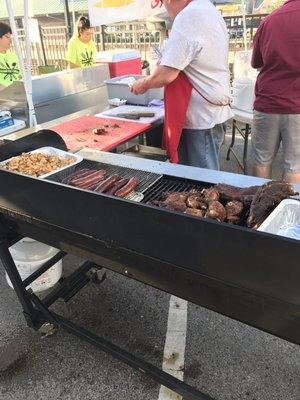 The prepared meats at T Bobs