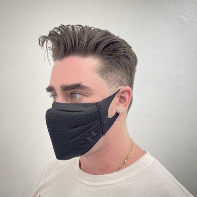 Slick back w/ shadow taper   Book here ---  https://getsquire.com/barbershops/book/bloom-sf-san-francisco/professional/henry-chu-2