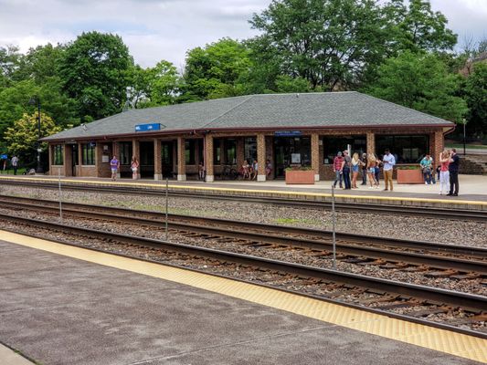 At Lisle Metra Station