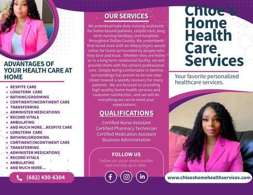 Chloe’s Home Health Care Services