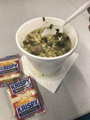 14 January 2019 - Italian Wedding Soup ($3.75)