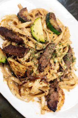 Jerk Lamb Pasta