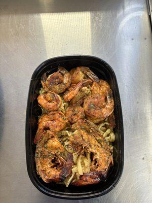 Cajun Trio Pasta. Lobster, Shrimp & Chicken.