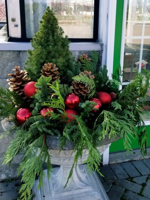 Fresh greens at the front doors of SHADY HILL.