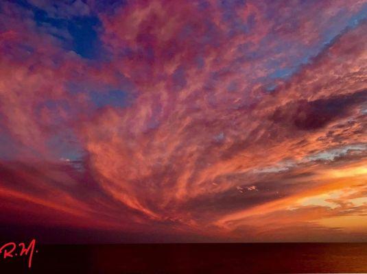 Sundown 1/25/19.Navarre Beach Pier