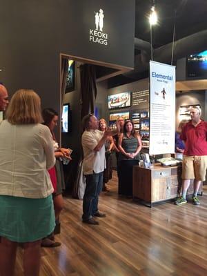 North Lake Tahoe Chamber mixer at Gallery Keoki. Amazing images and a book signing!