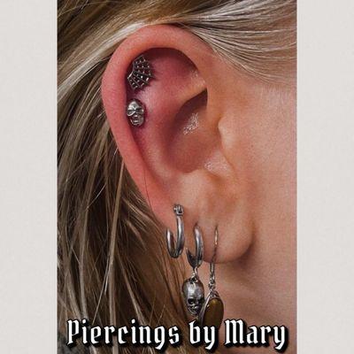 Piercing done by Mary