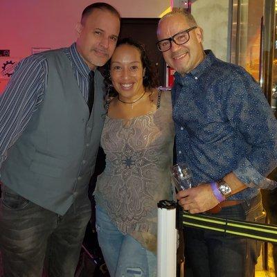 DJ Willie from Gonzalez Gonzalez and good friend Carlos at Solas in NYC 2021.