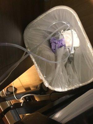 Gee i wonder who decides letting nebulizer or CPAP tubes dangle into the garbage is a good idea.....