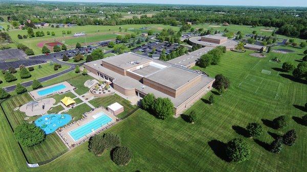 Campus aerial photo near our U.S. 223 entrance