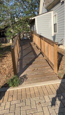 Wheelchair ramp