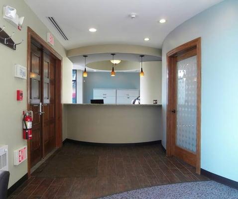 Dental Office (Park Ridge) - Front desk from reception room.