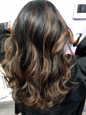 Hand painted Balayage