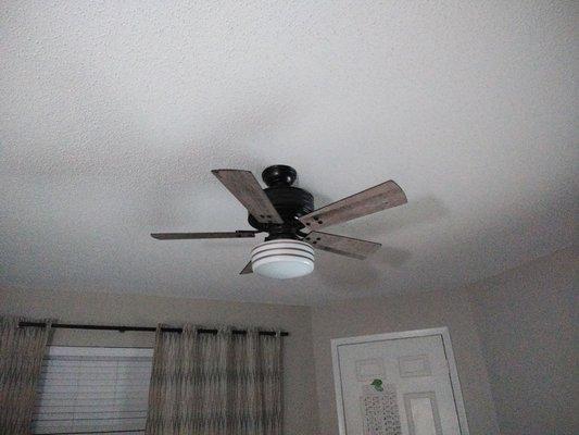 Fan  installed under an hour