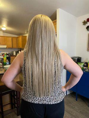 Blondehair, blondehair extensions "22