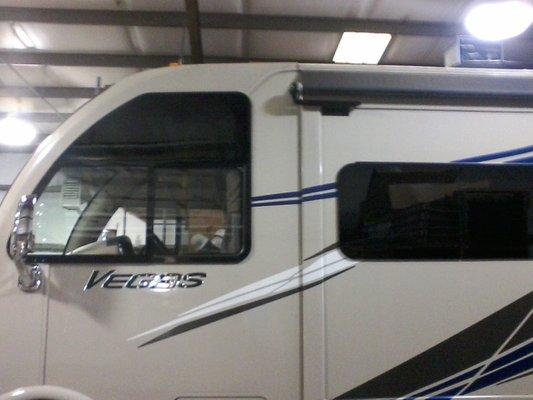 We have the capabilities to replace glass in your RV, motor home or "Big Rig"