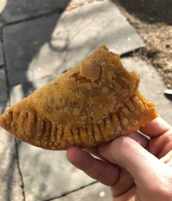 Meat and cheese empanada