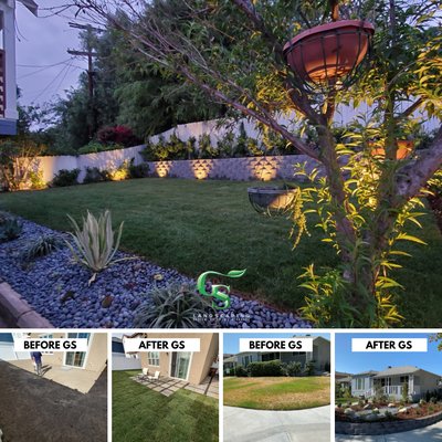 GS Landscaping: Your go-to experts for breathtaking yard transformations. Let us create your dream outdoor space!