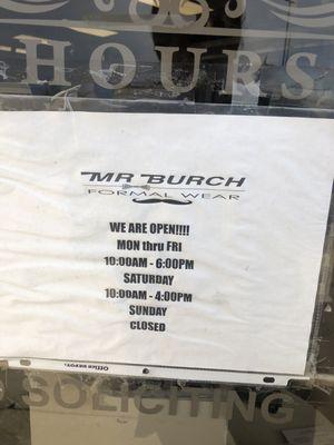 Store hours