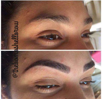 Beautiful 100%  3D Microblading strokes