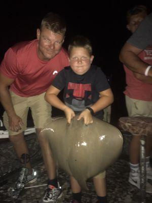 Stingray bowfishing