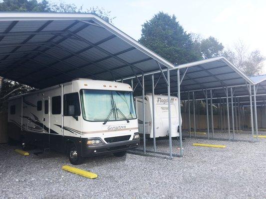 Covered RV Parking/Storage Now Available!