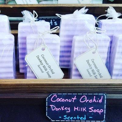 4 Swirl Donkey milk Soap