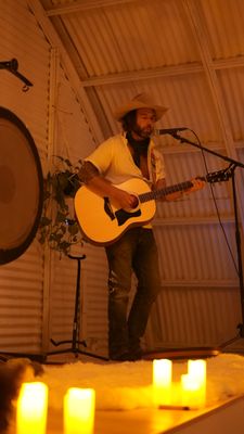 Live music after one of our cacao ceremonies