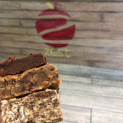 Sweet Potato Brownie, Chickpea Cacao Bar, Almonds Going Bananas Bar - GF/DF/V