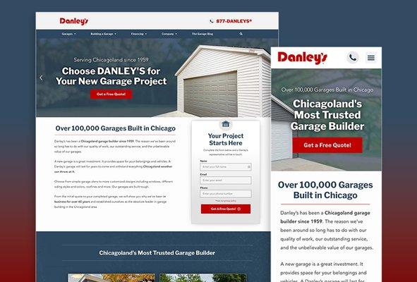 Web Design - www.Danleys.com