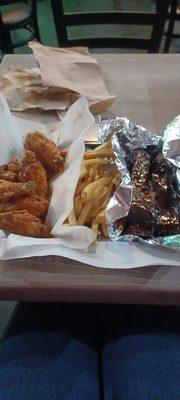 Wings + ribs combo