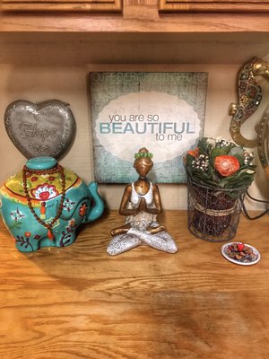 Purchased this beautiful yoga statue from my favorite store for inspiration and healing. The owner is just the best!