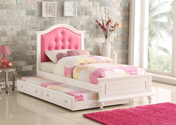 Luxurious Youth Twin Bed (Available in 3 colors)