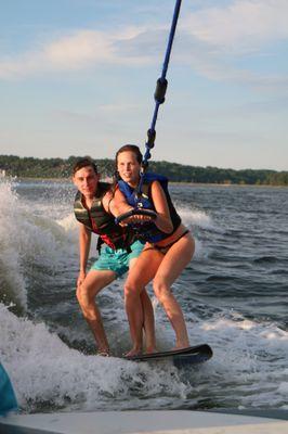 Learning to wakesurf