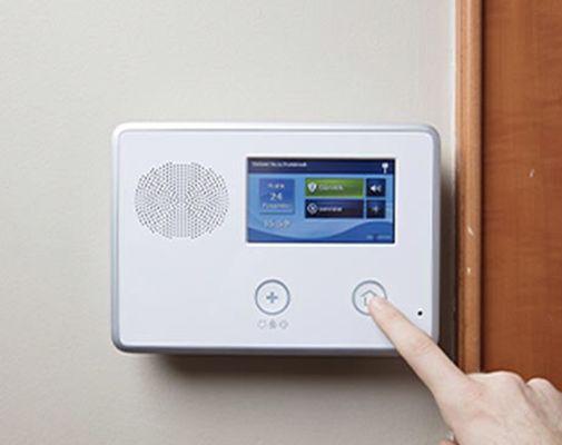 Alarm touchscreen keypad for easier Arming and disarming