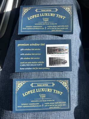 Lopez Luxury Tint