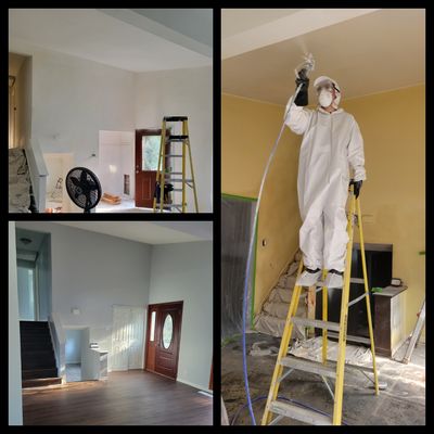 Spray painting and Home Renovation