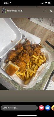 Wings and fries combo