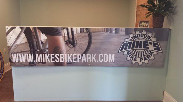 Banners are great temporary signs to advertise your business while you are still working on your building space.