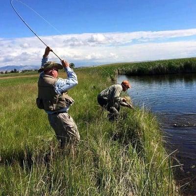 Helping folks out through fly fishing!