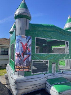 Spider man jump house inflatable