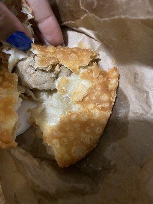 Philly Cheese Steak Empanada