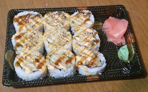 spicy shrimp tempura roll